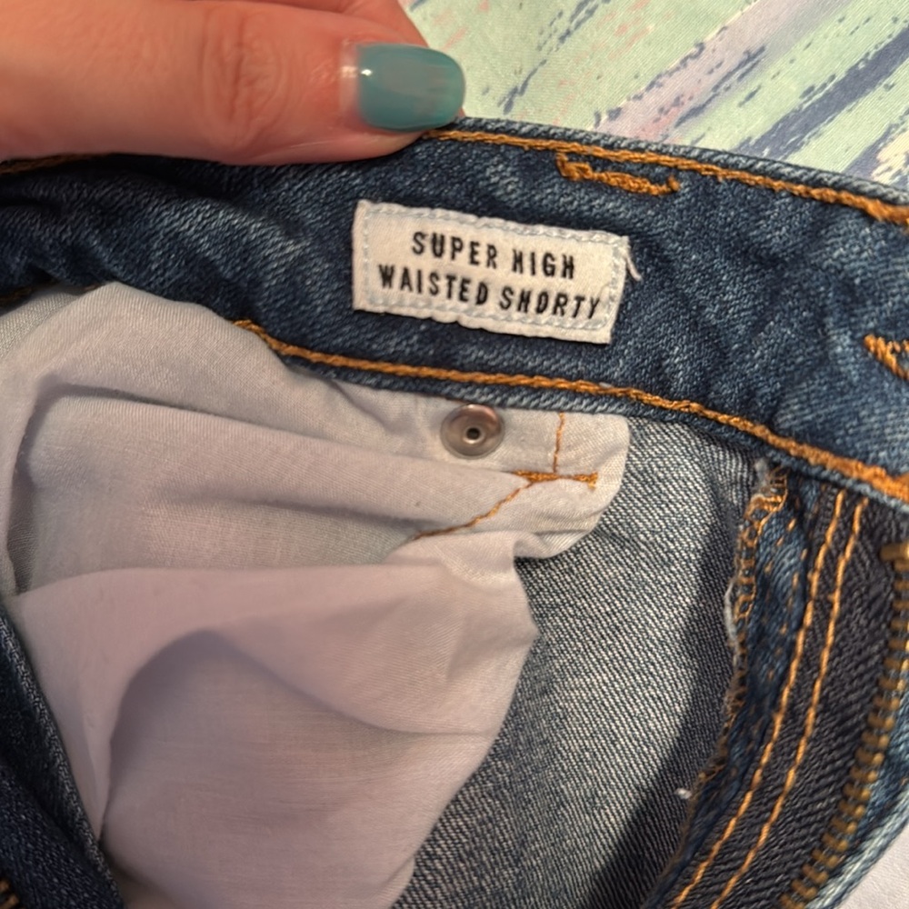 Distressed Denim Shorts - Picture 4 of 4